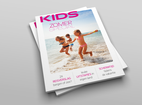 kids magazine grafisch ontwerp en copywriting door studio magique modern magazine ontwerp